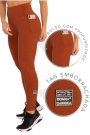 Legging Essential Caramelo em Suplex Poliamida com Bolso